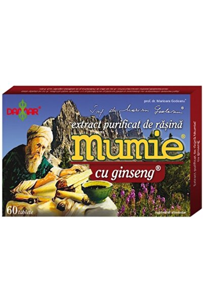 Mumie Purified Resin Extract with Ginseng - 60 tablets