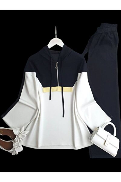 ŞAHİN TESETTÜR GİYİM ÖNÜ FERMUARLI GARNİLİ TUNİK 5633