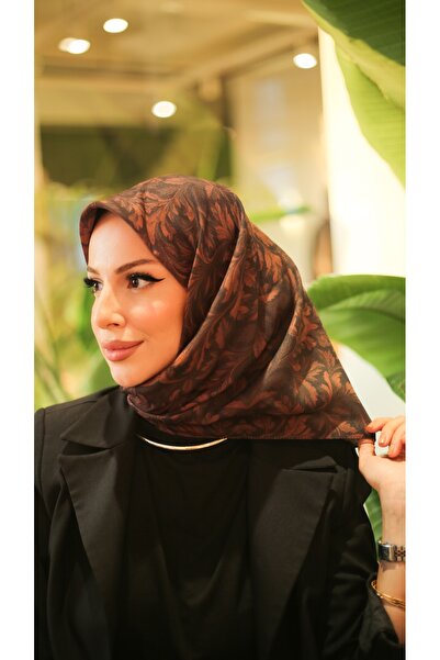 efdal şal eşarp Ivy Pattern Imported Cotton Scarf