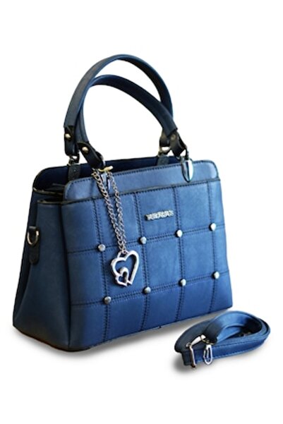 ALLURE - Women's Bag Berlin Blue 31x28x14cm Ecological Leather