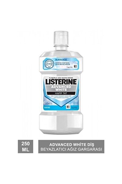 Listerine 250Ml Advanced White Hafif Tat