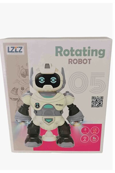LZCZ ROTATİNG ROBOT Işıklı ve Sesli Dönen Robot