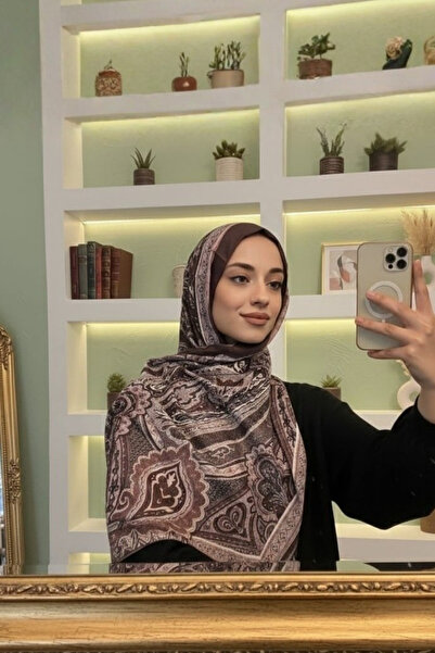 AmineScarfs Etnik Desen Retro Soft Şal