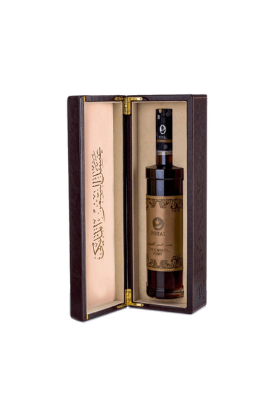 Al Malaky Royal عسل السمر الإماراتي | ١٠٠٪ نقي وطبيعي | ١٠٠٠ غرام مع علبة هدايا جلدية