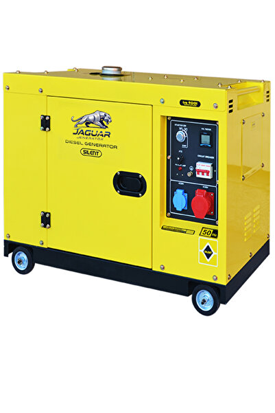 JAGUAR JENERATÖR 9 KVA KABİNLİ DİZEL MARŞLI JENERATÖR - TRİFAZE