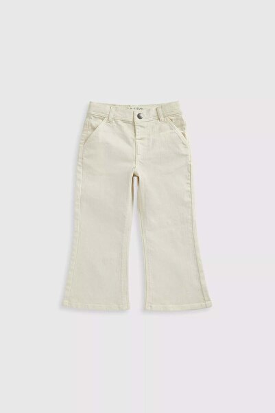 MOTHERCARE Ecru Wide-Leg Jeans