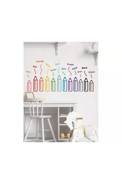 Inovius Sticker Perete Autocolant Creioane 60x30cm - 43630