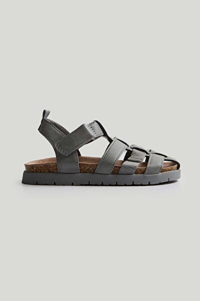 MOTHERCARE Grey Fisherman Sandals