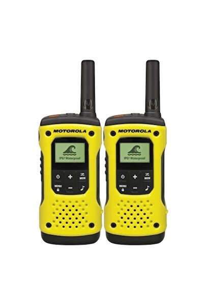 Motorola TLKR T92 H2O Twin Pack Walkie-Talkies, Yellow