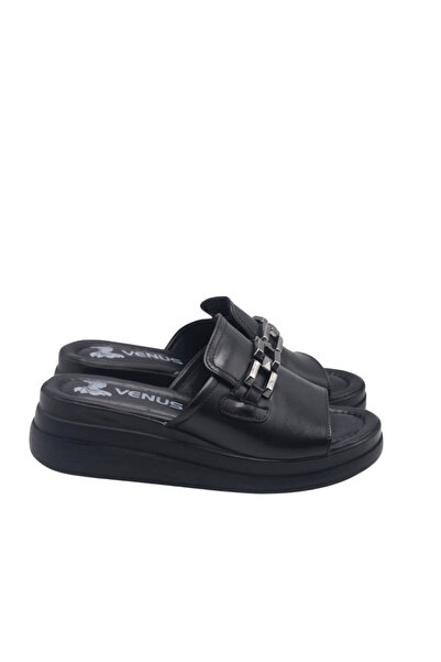 Venüs Kadın Hakiki Deri Toka Detaylı Günlük Terlik 2409915Y