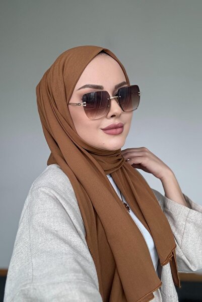 Byedauzunlar Tan Combed Cotton Shawl