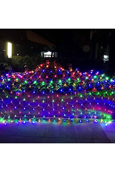 BellFyd 150 x 150 cm MULTICOLOR Christmas Net Installation, Outdoor and Indoor, 8 Lighting Modes