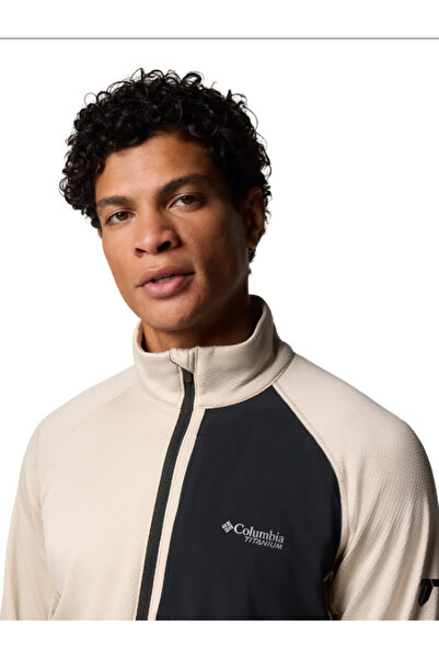 Columbia 2094961-278 Ao4789 Triple Canyon ™ Grid Fleece Fz Ii Beige Men's Outdoor Fleece