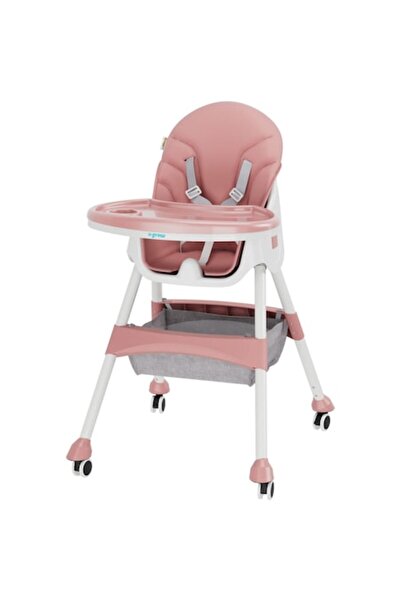 U-Grow Scaun de masa 2 in 1, pliabil, roz,