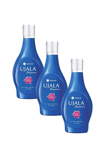 Ujala 3 قطع من مُبيض الأقمشة السائل الفائق للحصول على بياض فائق للملابس 75مل
