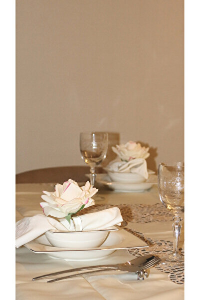 rosalinda Güllü Peçete Halkaları 6 LI Takım