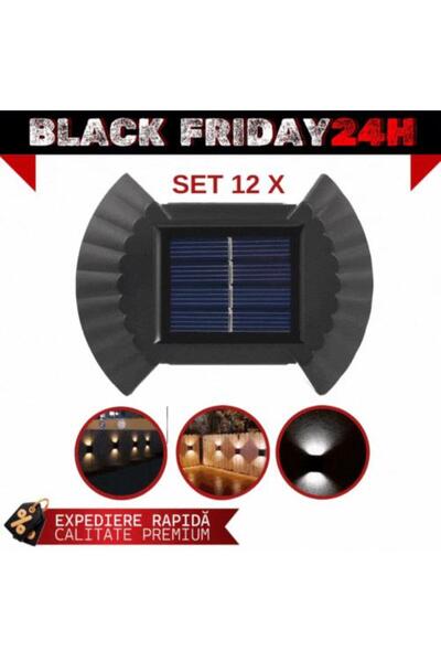 OEM SET DE 12 LĂMPI SOLARE ÎN FORMĂ DE SCOICĂ