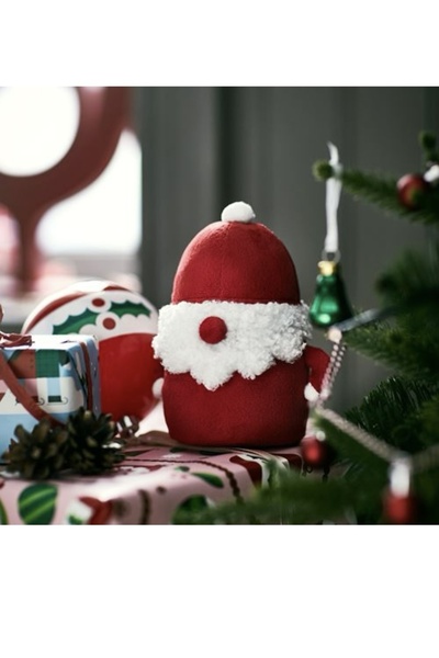 IKEA Winterfınt Santa Claus, 14cm Red