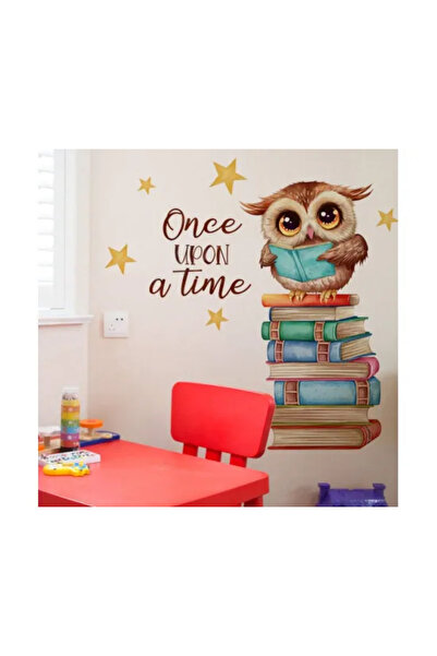 Inovius Sticker Perete Autocolant Carti cu Bufnita - 35x25cm - 305591