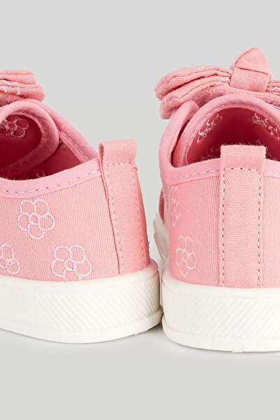 MOTHERCARE Pink Canvas Trainers