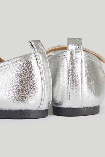 MOTHERCARE Silver Ballerina Shoes