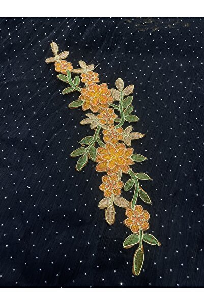 Ciciş Aksesuar ÇİÇEK Ütü Ile Yapışan Işleme Aplike Arma Yama Dikiş Aksesuarı