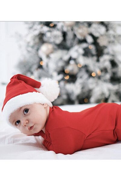 Nipperland Unisex New Year's Hat Red Jumpsuit Set