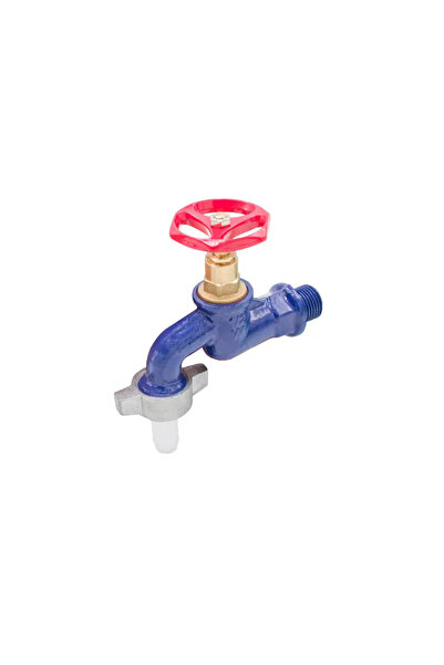 COBI SMART® Robinet fonta dublu servici, 3/4 toli, vopsit albastru -