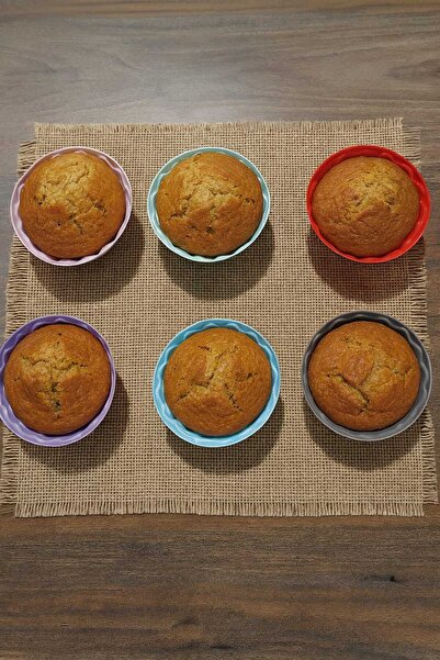 CKM silikon 6 Adet Muffin Kek Kalıbı