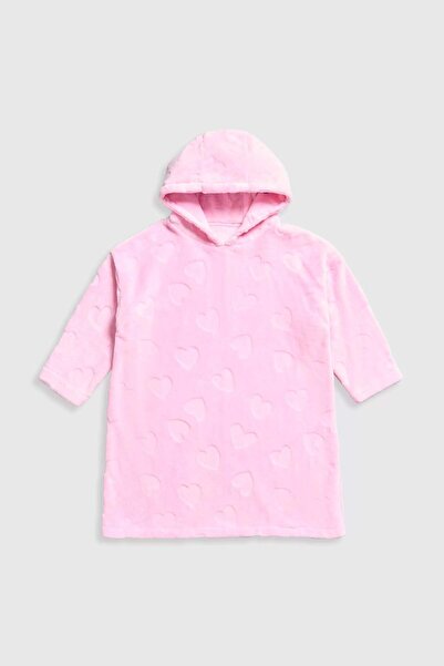 MOTHERCARE Pink Heart Fleece Hoodie