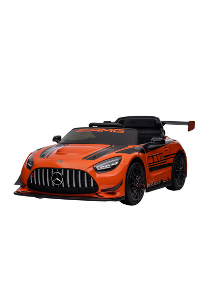 Mercedes Benz Masinuta electrica pentru copii cu licenta AMG Orange cu echipa...