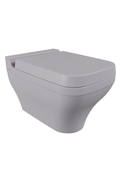 Bocchi Scala Asma Klozet Mat Gri Kapak Dahil 1080-006-0128