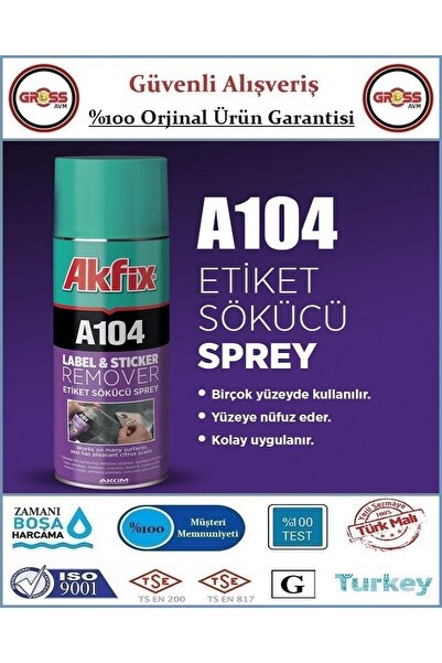 Akfix Etiket Bant Sökücü Sprey - 200ML - Orjinal Ürün