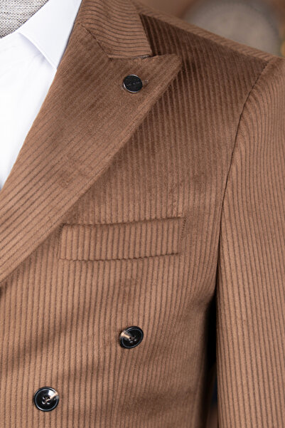 Terziayhan Double Breasted Velvet Jacket