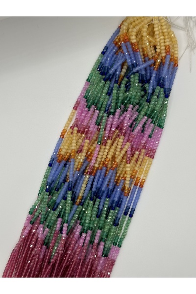 TURKMEN DOGAL TAS Üst kalite zirkon taşı dizi