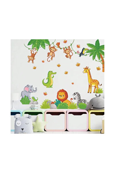 Inovius Sticker Perete Autocolant Animale de Padure - 100x85cm - 65659