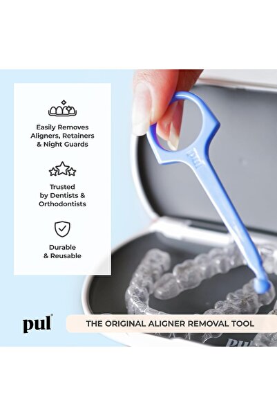 The Pultool Pultool Original Removable Aligner Removal Tool - Pink, 4 Pack