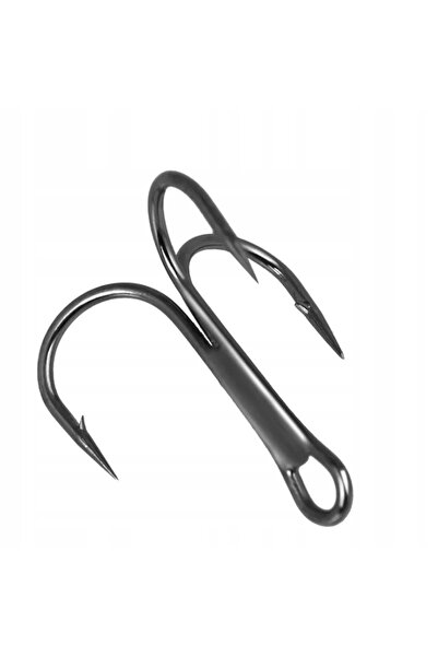 Other FISHING HOOKS, BLACK METALLIC, DIAMOND-SHARPETED, BOX OF 10 pcs. 8#