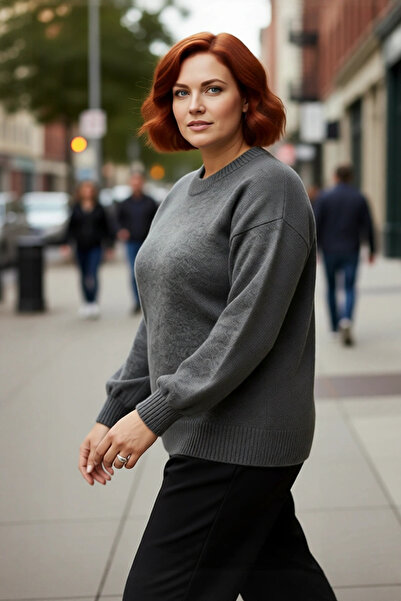 PayBuy Tricotajul cu guler polo cu detalii în piatră pentru femei, cu croiala...