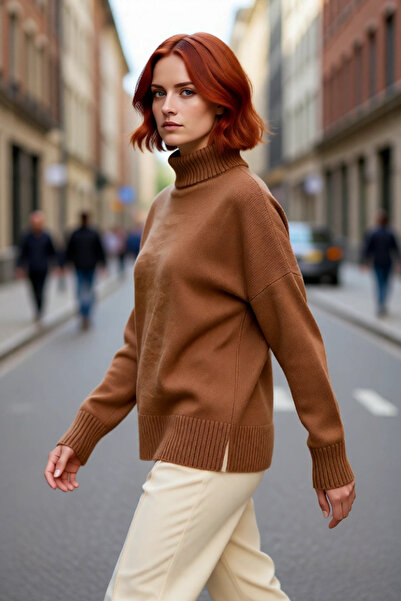 PayBuy Puloverul lung de tricotat pentru femei, oversize, cu mâneci joase, cu...