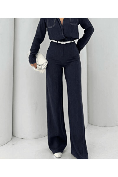 cemo Six-Elastic Double-Breasted Collar Suit