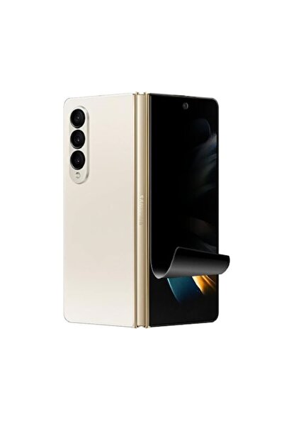 isag Folie de protectie ecran Privacy Hydrogel din silicon, TPU, compatibila cu Samsung Galaxy Z Fold 3,