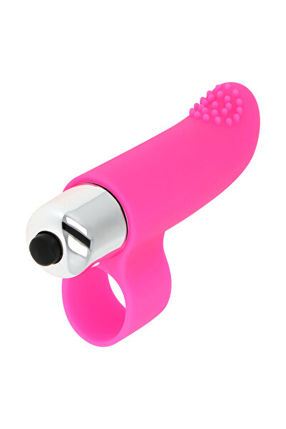 Ohmama - DEGETAR CU VIBRAȚIE TEXTURATĂ 8 CM
