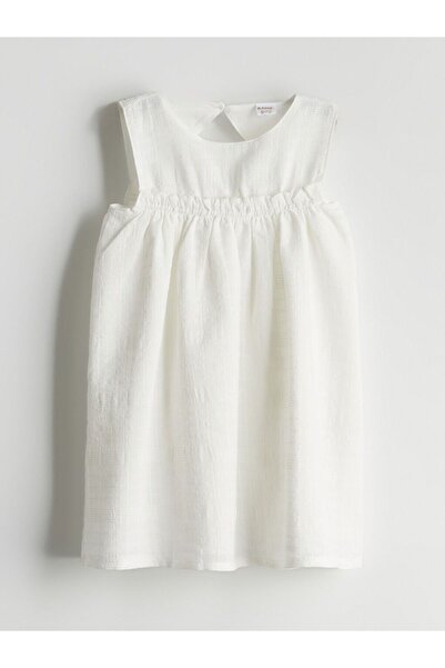 LC Waikiki Crew Neck Basic Baby Girl Dress