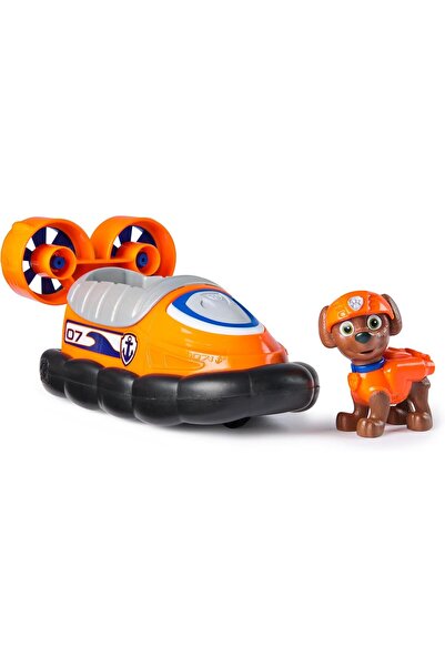PAW PATROL , Air Cushion Boat with Zuma Dog Figure (Basic Vehicle, 2025), Toy for Children from 3 Yea