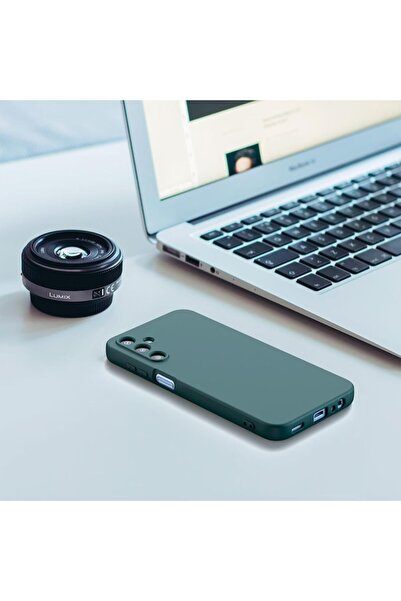 ALC MOBILE Husa Soft Touch, slim, ALC Mobile, anti soc, compatibila cu Samsung Galaxy A15, Verde Inchis Tpu