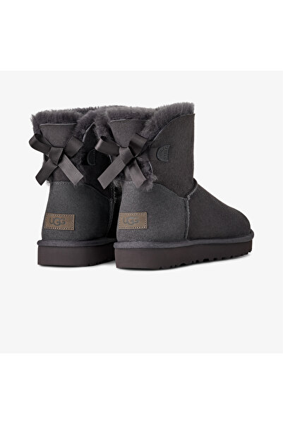 UGG Mini Bailey Bow Kadın Gri Bot
