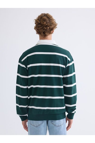 LC Waikiki Xside Polo Neck Long Sleeve Men's Sweatshirt