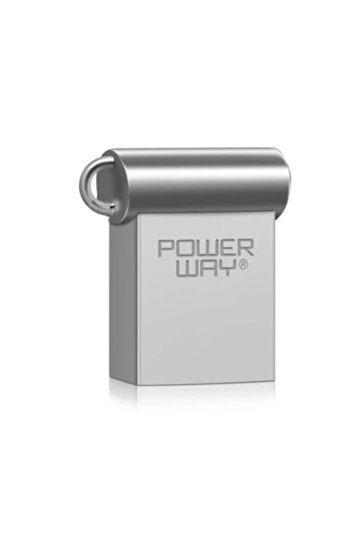 POWERWAY ذاكرة فلاش صغيرة معدنية USB 3.0 سعة 16 جيجابايت