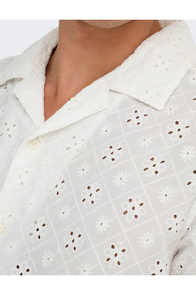 Only & Sons Only & Sons short sleeve shirt, white